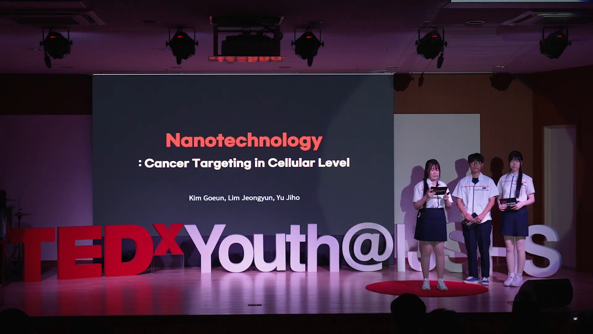TEDxYouth@IJSHS : Nanotechnology Targeting for Cancer _ Goeun Kim, Jeongyun Lim, Jiho Yu